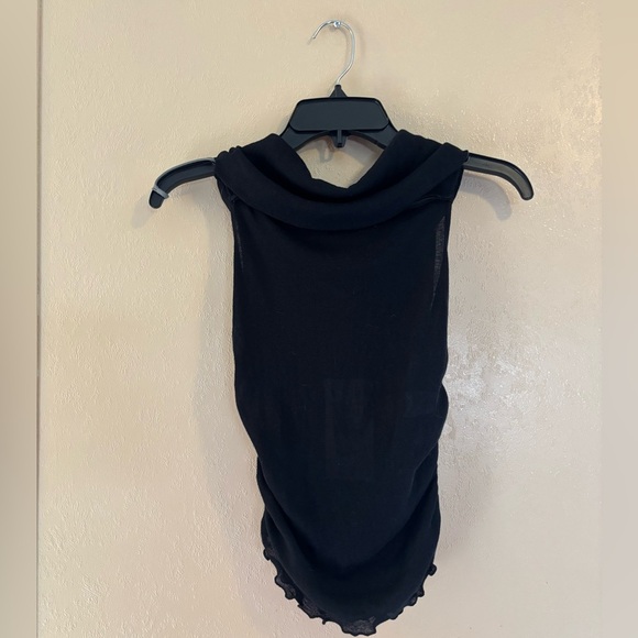 NWT Zara Ruched Mock tank sz M - Picture 2 of 5